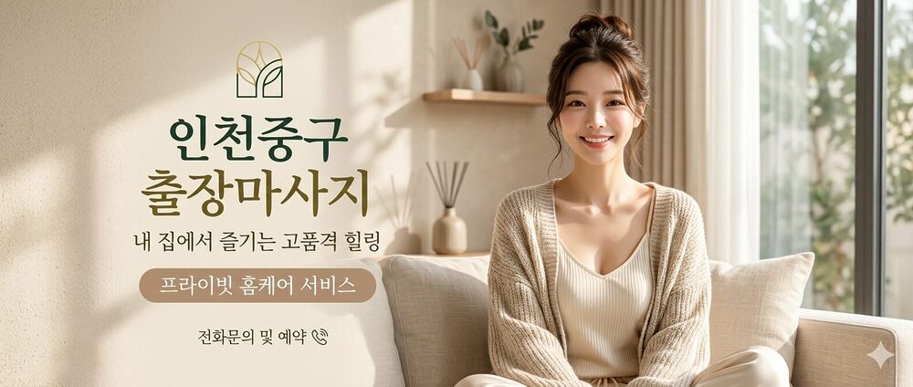 인천중구출장마사지 영종도 신포동 전문 테라피스트 방문 홈케어 힐링 케어